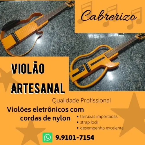 Violões eletrônicos Luthier Cabrerizo