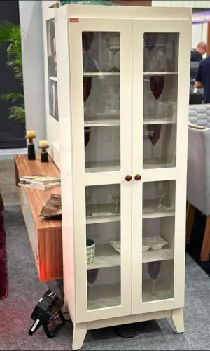 Cristaleira Maya New - 2 Portas 100% MDF