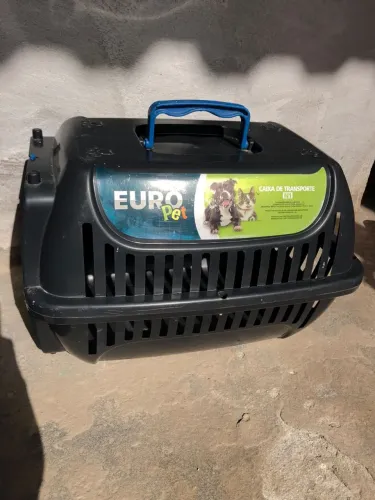 Caixa transportadora, caixinha de areia, caminha