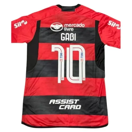 Camisa flamengo 23/24 gabi 10 rubro negra 