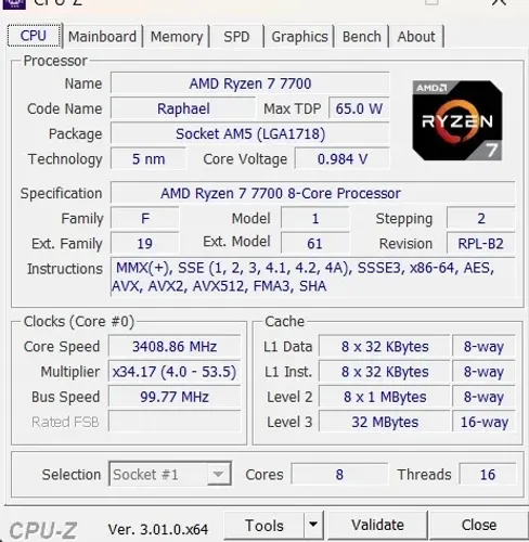 Ryzen 7 7700