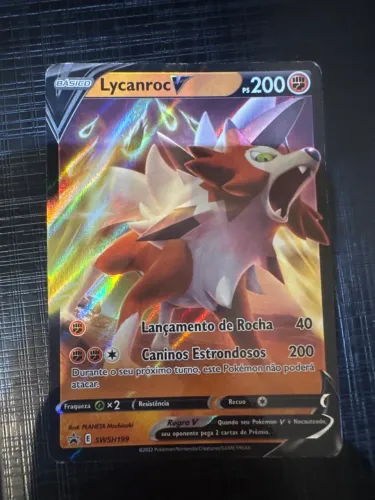 Carta Pokémon|Lycanroc Vmax