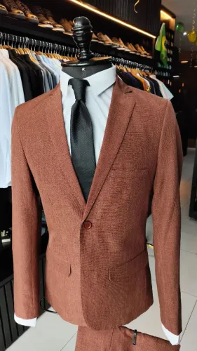 TERNO MICRO MELANGE GABARDINE 