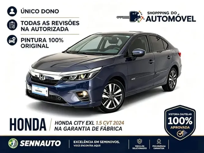 Honda City Sedan EXL 1.5 Flex 16V 4P Aut. 2024