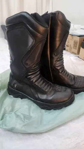 Bota Coturno Militar Tática Motoqueiro Protetor De Marcha