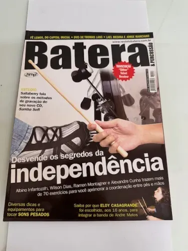  Eloy Casagrande - matéria antiga na Revista Batera nº 117 