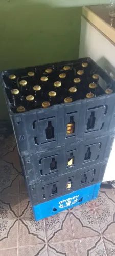 vasilhames de litrinho com engradado 
