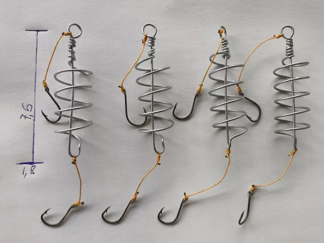 Kit 5 chuveirinhos de Pesca