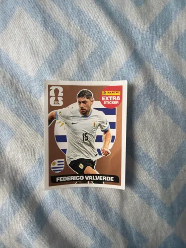 Vendo figurinha da copa EXTRA STICKERS OURO ORIGINAL do FEDERICO VALVERDE