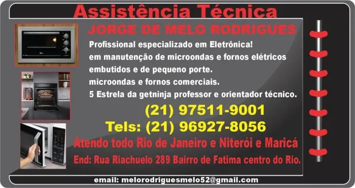 Assistência técnica. 