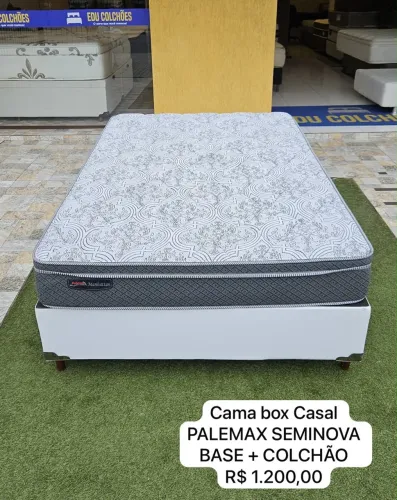 Cama Box Casal PALEMAX SEMINOVA - ENTREGO