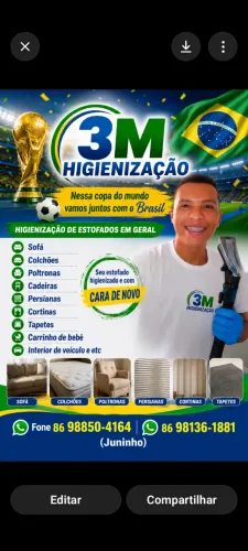 3m higienização de estofados (Juninho)