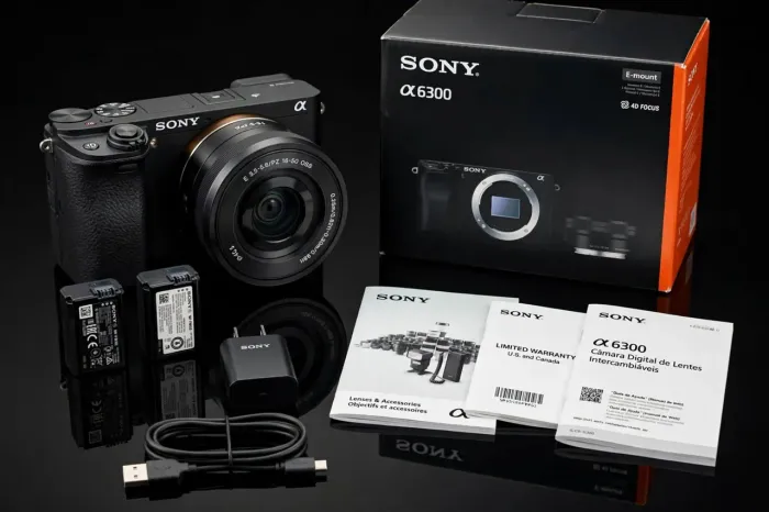 Câmera Sony Alpha a6300 + Lente 16-50mm | Estado de Nova!