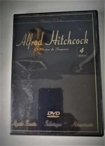 DVD  ALFRED HITCHCOCK  -  O MESTRE DO SUSPENSE 