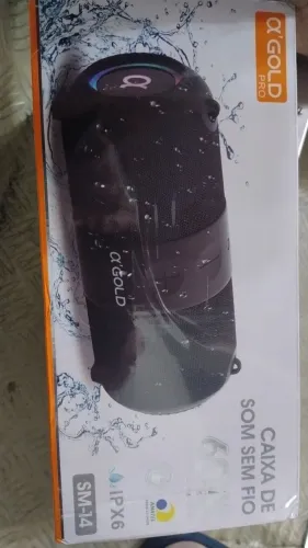 Caixa de e som O'Gold 60w a prova dagua 