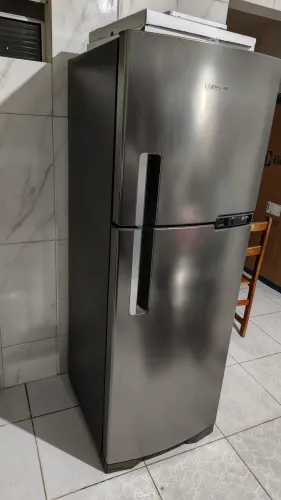 Geladeira Brastemp Frost Free Inox de 375L muito Nova