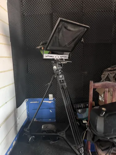 Teleprompter profissional de estúdio 