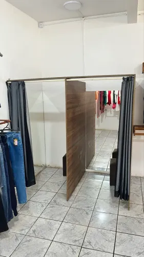 Provador de Mdf com cortina