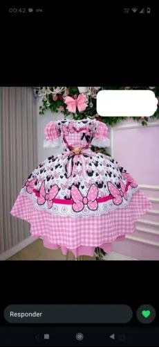 Vestido festa junina infantil 