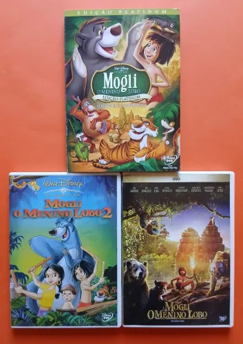 Dvd Mogli 1 e 2 + Filme - Walt Disney 