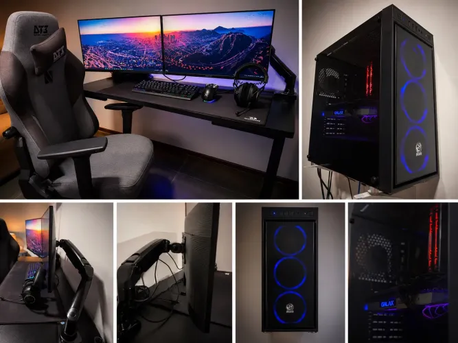 ? PC GAMER COMPLETO ? RTX 2070 + 2 MONITORES