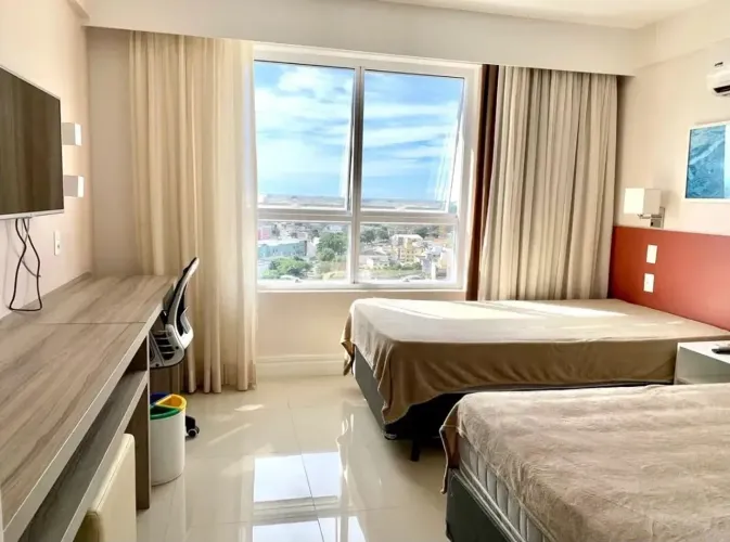 s- Ramada Flat na Av Pelinca - facilidade pra se locomover na cidade e transporte pro port