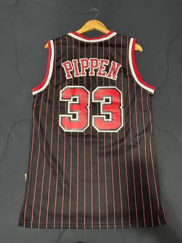 Camiseta Chicago Bulls Michael Jordan Adidas Pinstripe