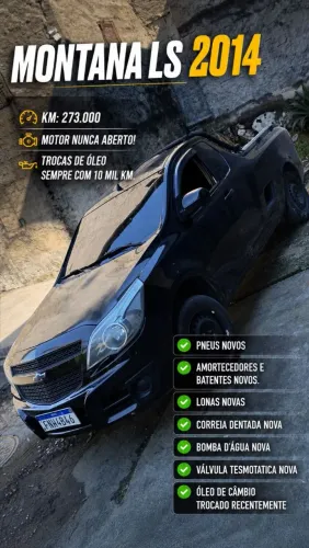 Chevrolet Montana LS 1.4 Econoflex 8V 2P 2014