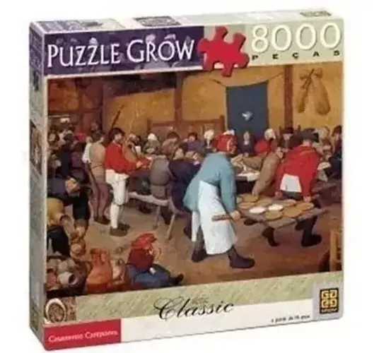 Quebra cabeça GROW 8.000 peças