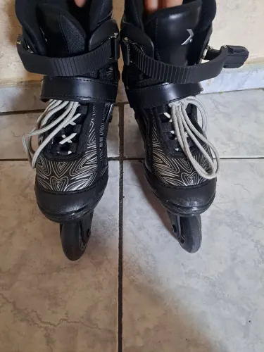 Patins oxer original rolamentos abec 7 rodas 80 mm tamanho 36/38