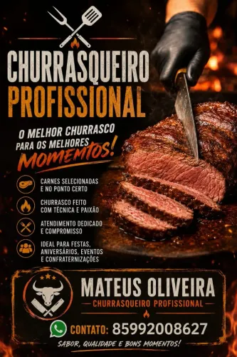 Churrasqueiro profissional