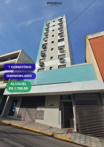 Apartamento 01 Dormitório com garagem Semi mobiliado Próx a UFN - Centro de Sant