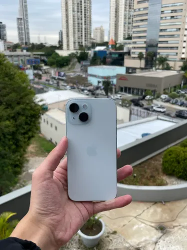 APARELHO APPLE 15 AZUL SEMINOVO ÓTIMO ESTADO