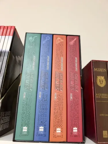 Box Livros Sherlock Holmes Coleção Completa
