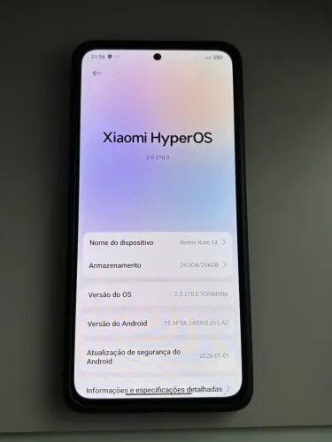 Xiaomi Redmi Note 14 256GB - Excelente Estado - Android 15 