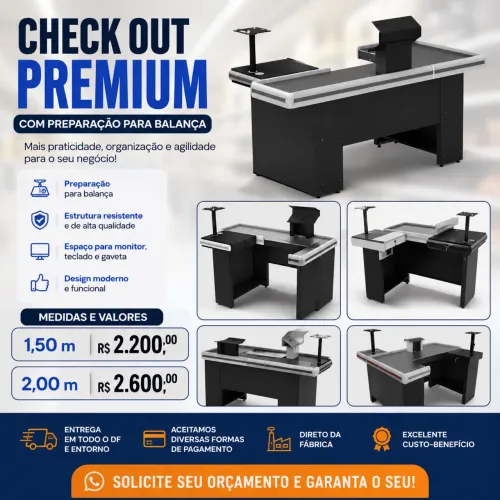 Check out premium com preparação para balança
