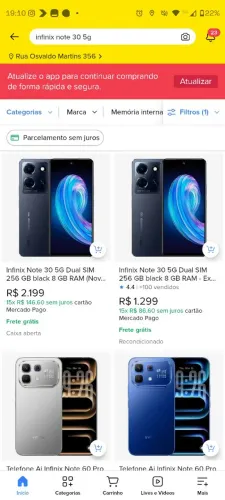 Celular infinix note 30 5G