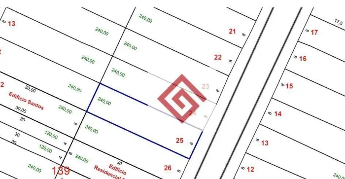 Terreno à venda, 240 m² por R$ 532.000,00 - Vila Camilópolis - Santo André/SP