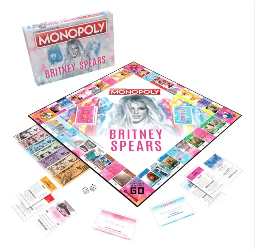 Monopoly LACRADO Britney Spears (Ed. Limitada) Lacrado Importado EUA HASBRO