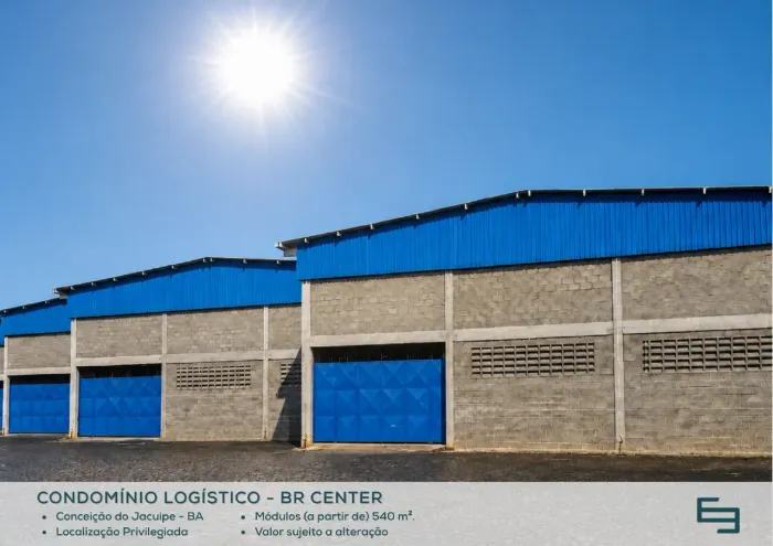 Galpão para alugar em Conceição do Jacuípe/BA com 1.200,00 m² em condomínio logístico