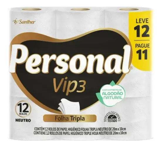 Papel Higiênico Personal Folha Tripla