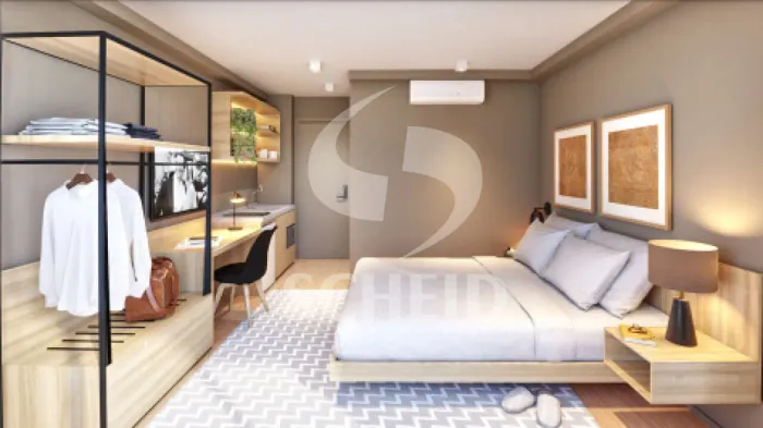 Studio para venda em Jardins com 1 quarto,, 18m²