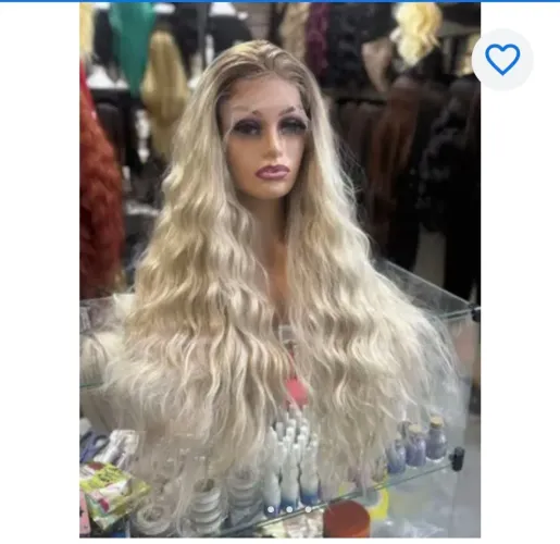 Quero comprar uma lace front loira Mesclado ondulado reparticao livre