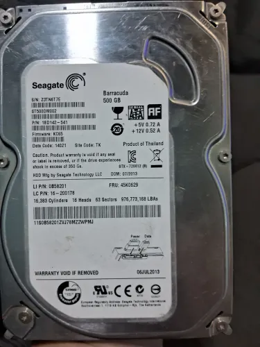 HD Seagate 500 gb