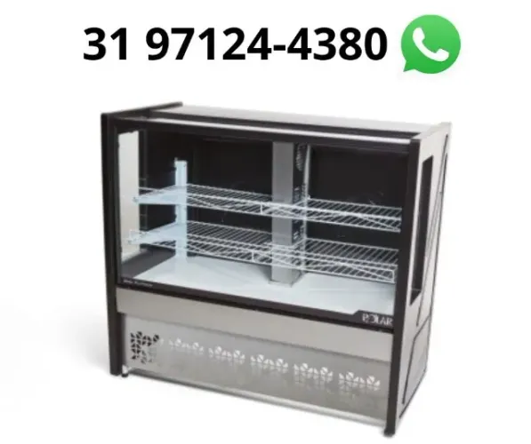 Balcão de Tortas 1,25M Polar Novo