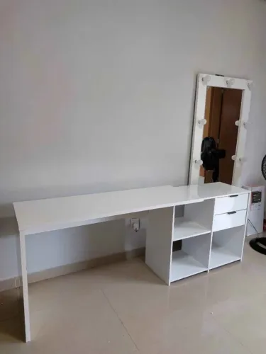 Mesa Escritório 2,00m Office 2 Gavetas 3 Nichos (Novo) Entrega Grátis! 