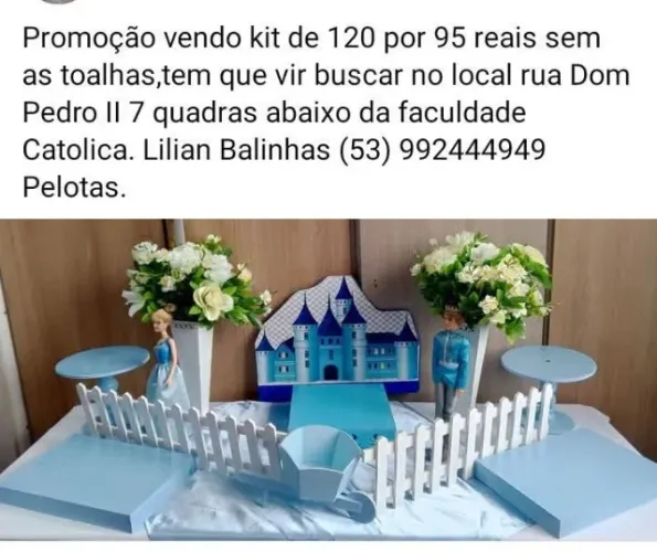 VENDO KIT DA CINDERELA