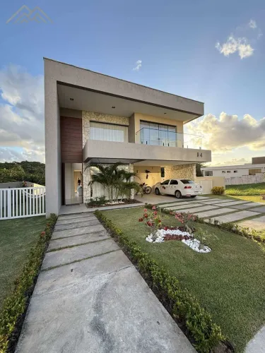 Casa de condomínio à venda em Camaçari, Alphaville (Abrantes), com 4 quartos, 270m²