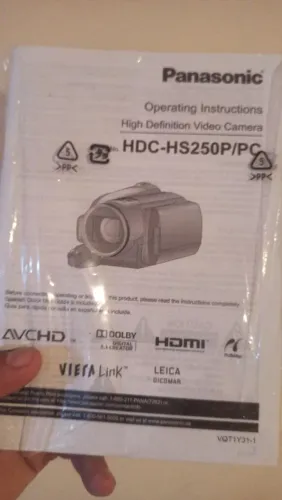 FILMADORA PARA LIVE DE FUTEBOL PANASONIC HDC HS250 FUL HD