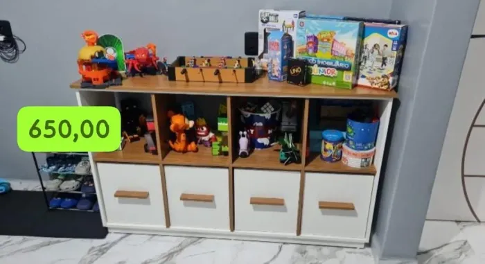 Armário organizador de Brinquedos